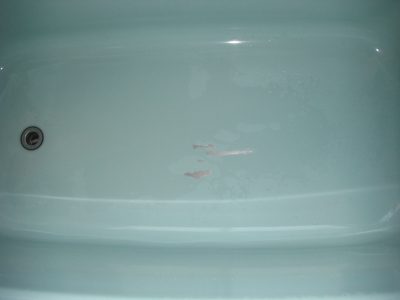 カラーステンレス浴槽はがれ　再生塗装(上越市)