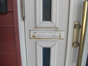 玄関ドア　再生リフォーム　錆対策